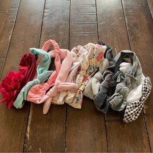 Baby Headbands; set of 11